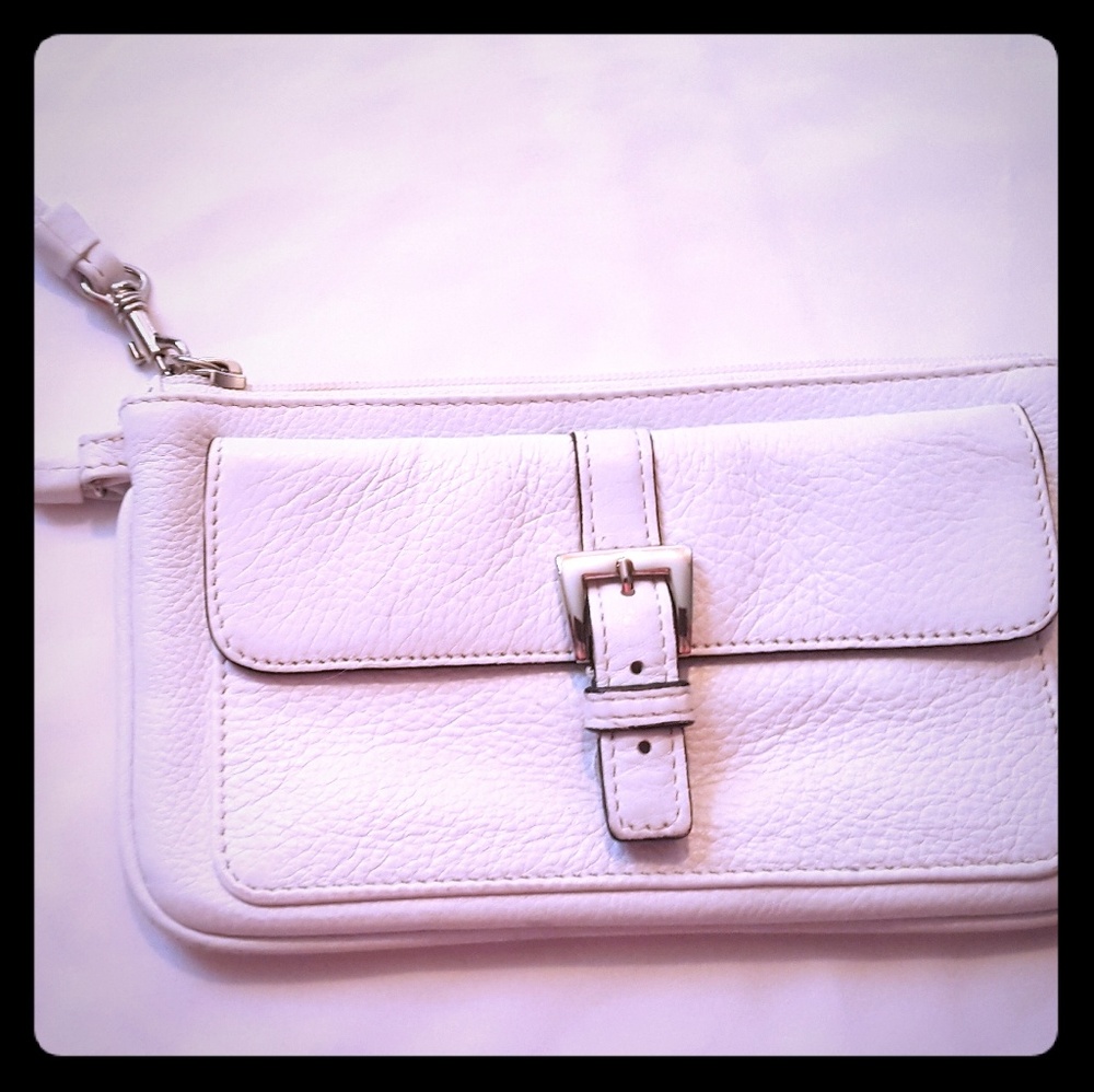 White Talbots Wristlet